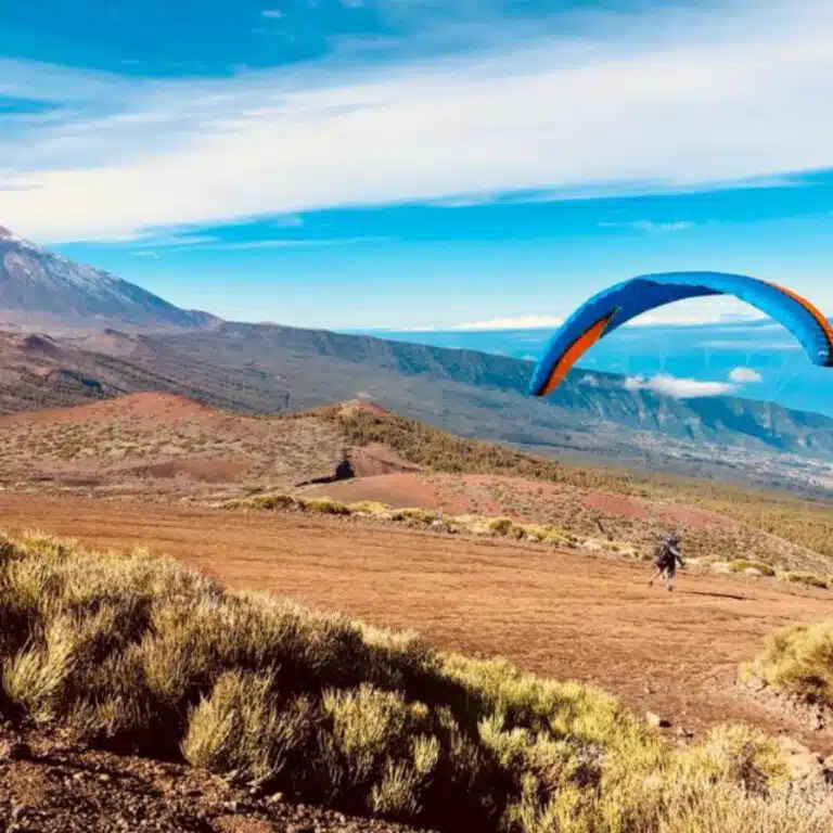 Paragliding over the Atlantic